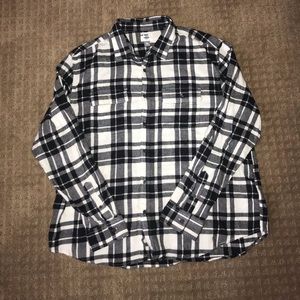 Old Navy oversized flannel